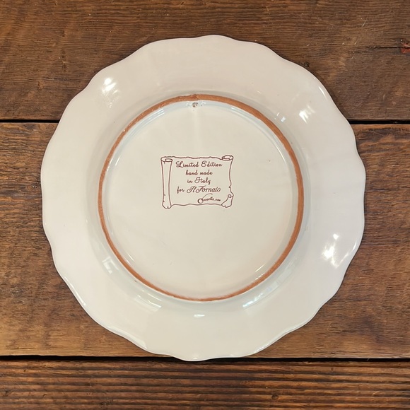 IL FORNAIO BEST OF FESTA REGIONALE 2008 LIMITED EDITION COLLECTIBLE PLATE - Picture 5 of 6